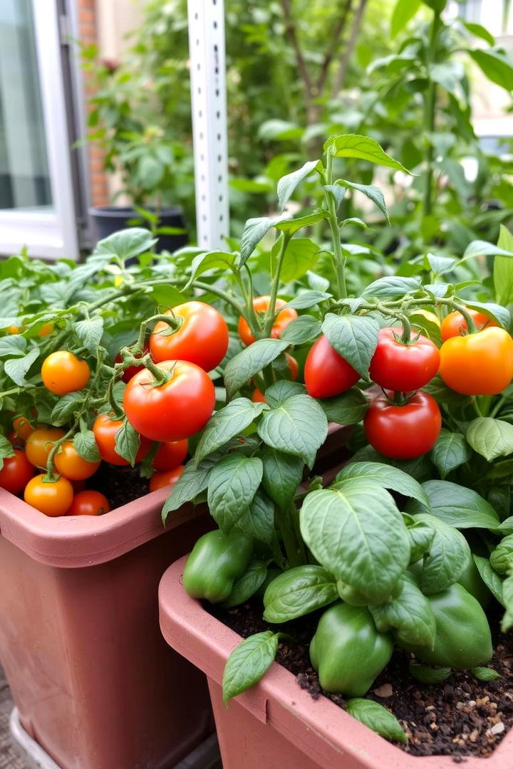 Vegetable Delight Container - 22 Container Garden Ideas
