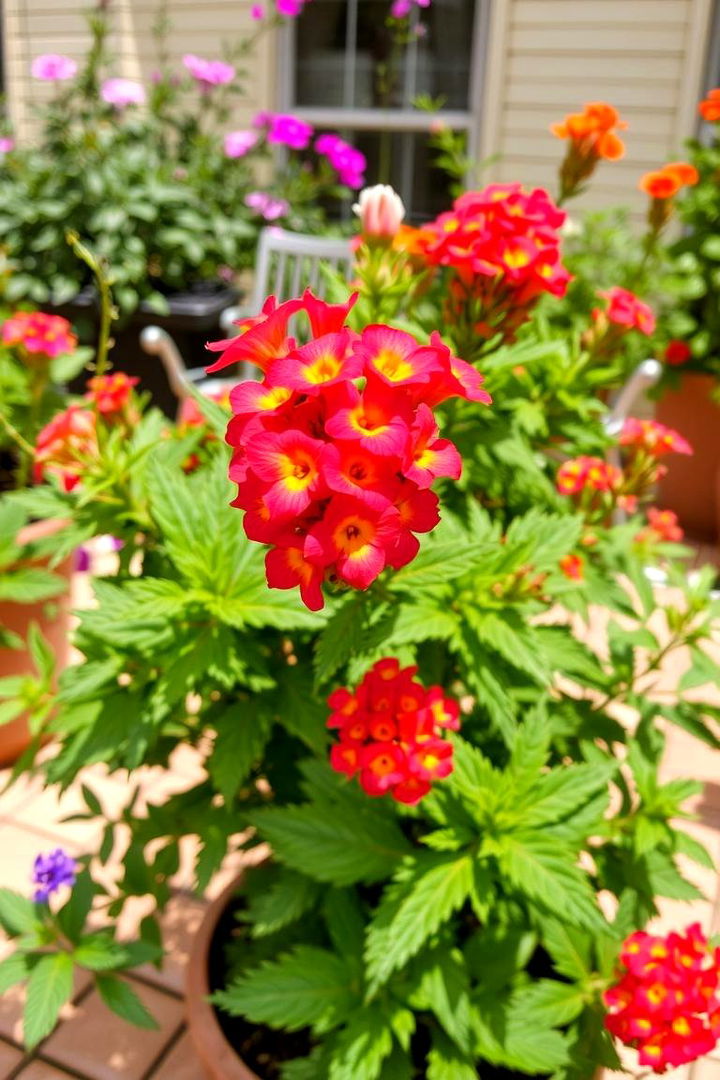 Verbena Brilliant Patio Blooms - 22 Patio Plants