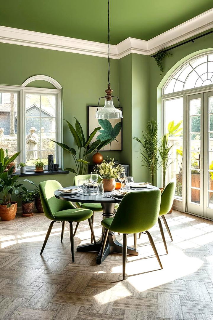 Verdant Garden Green - 22 Mexican Interior Paint Colors