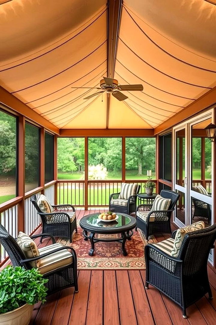 Versatile All Season Enclosure - 22 Screened-in Deck Ideas