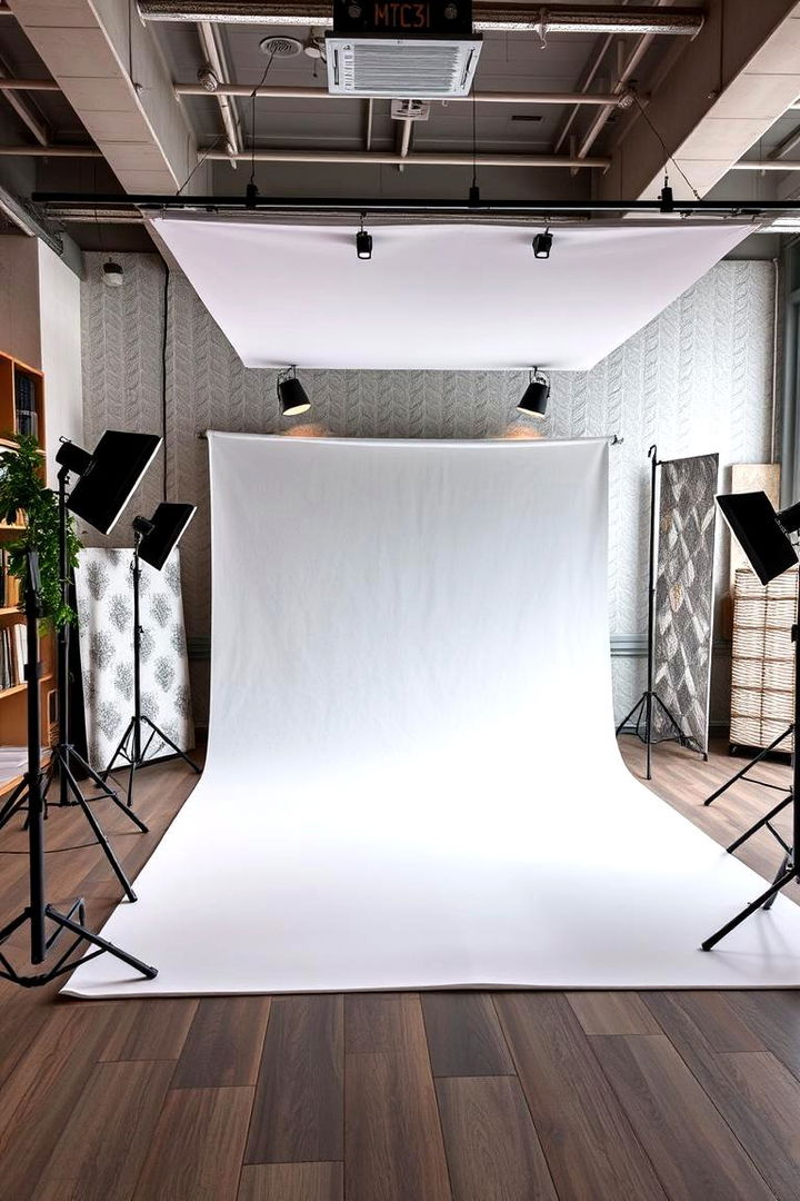 Versatile Backdrop Areas - 22 Content Creator Room Ideas