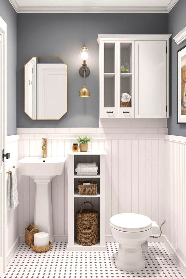Versatile Beadboard Layouts for Every Space - 22 Beadboard Bathroom Ideas