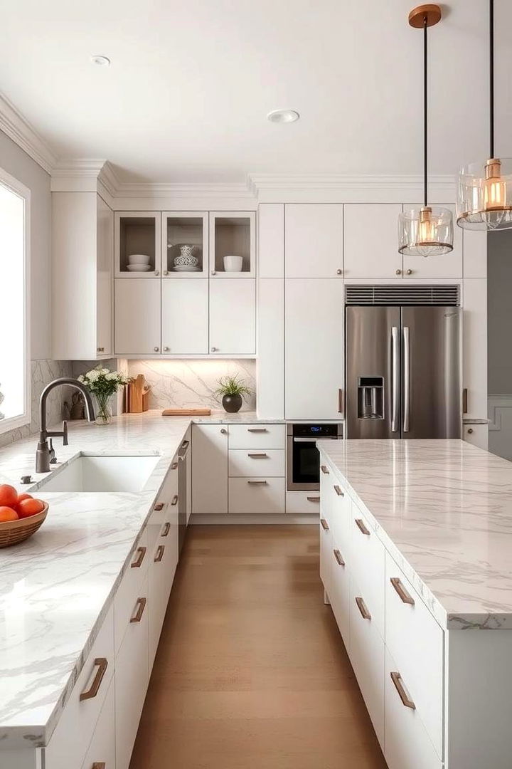 Versatile Color Options to Suit Any Taste - 22 Quartz Kitchen Countertops