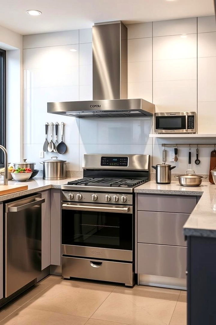 Versatile Cooking Options - 22 Kitchen With Stainless Steel Appliances