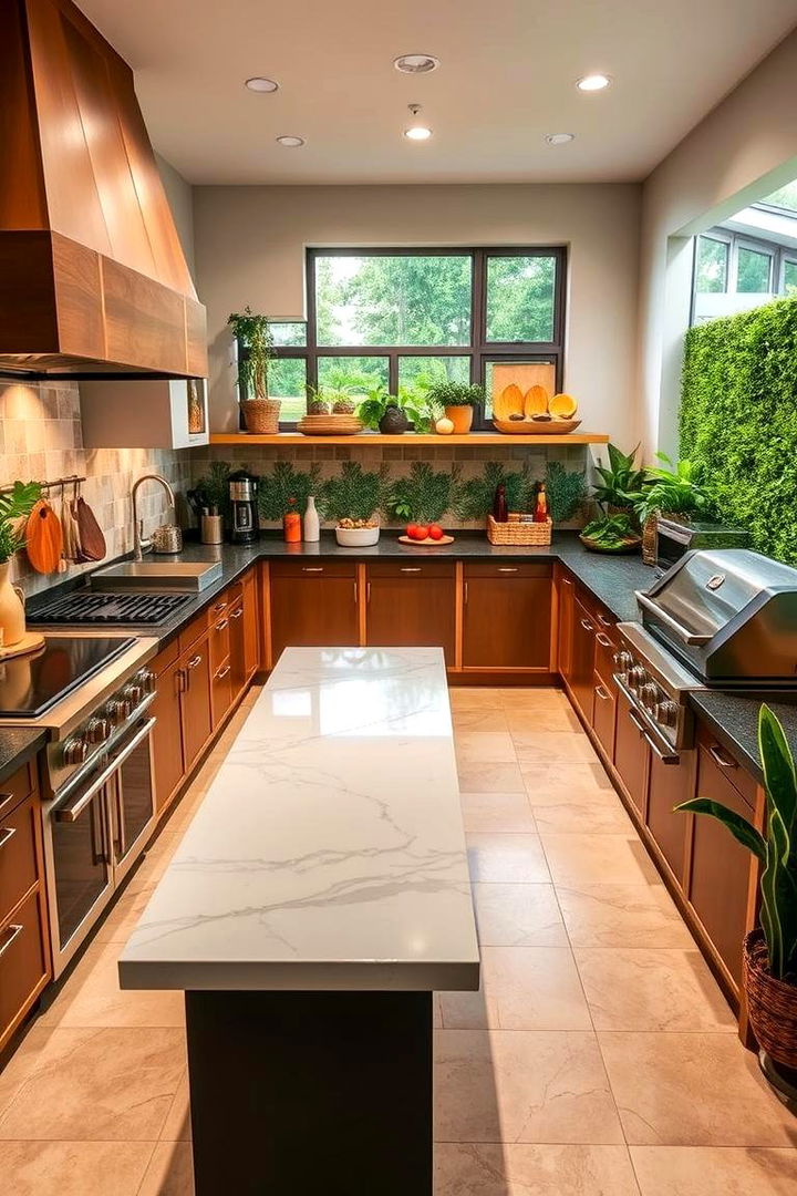 Versatile Cooking Zones for Innovation - 22 L Shaped Outdoor Kitchen Ideas