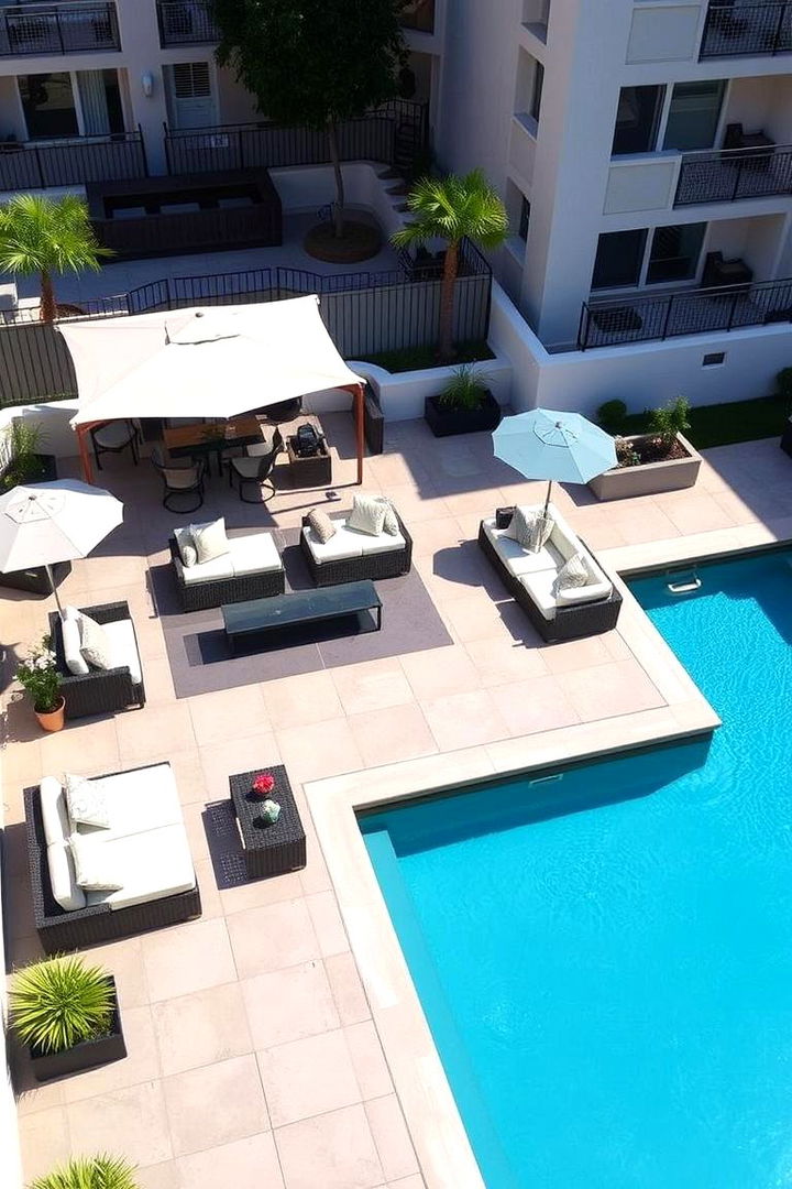 Versatile Deck Furniture Arrangements - 22 Above-ground Pool With Deck Ideas