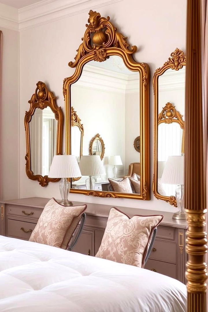 Versatile Decorative Mirrors - 22 French Bedroom Decor Ideas