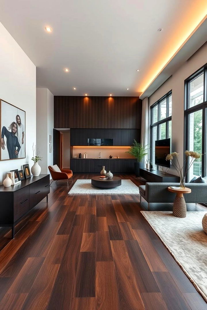 Versatile Design Complements Every Room - 22 Dark Walnut Floors for Rooms