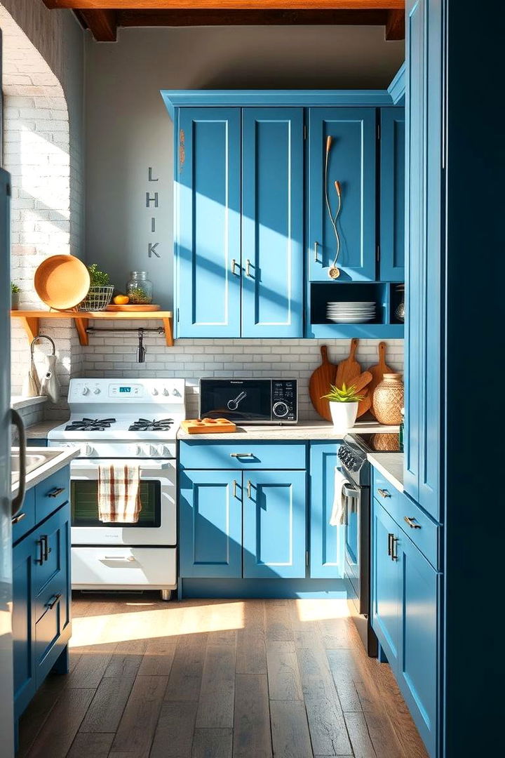 Versatile Design Options - 22 blue farmhouse kitchen cabinets
