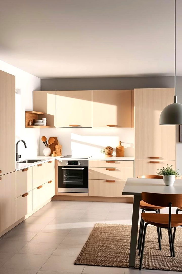 Versatile Design Options - 22 Kitchens With Beige Kitchen Cabinets