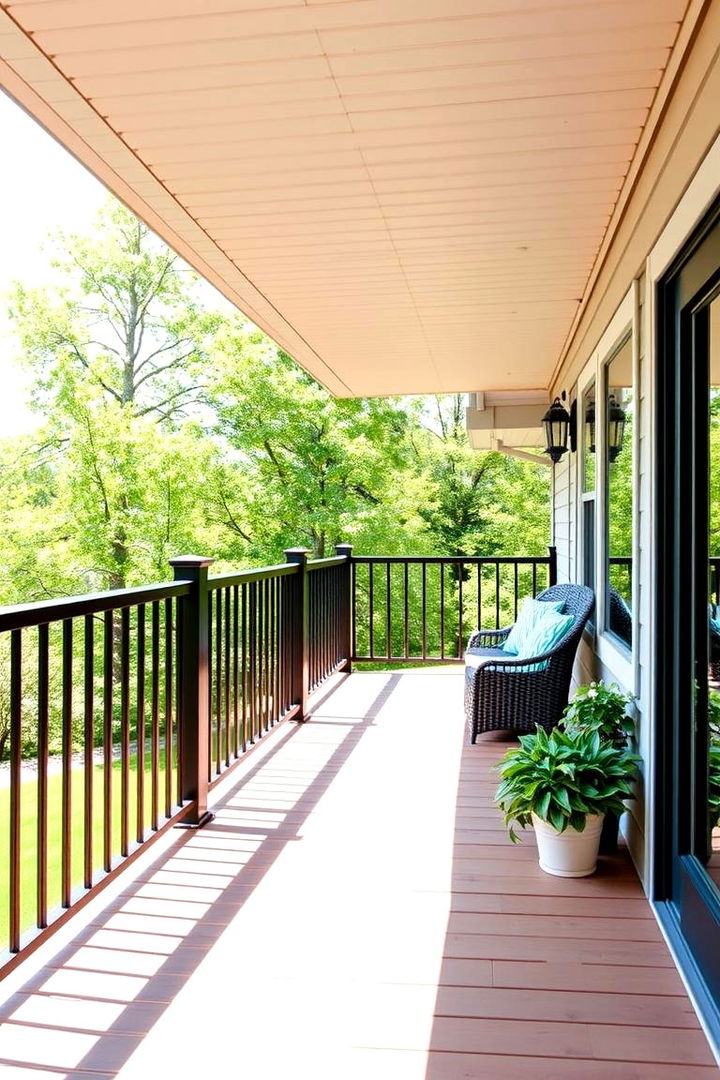 Versatile Design Options - 22 black deck railing ideas