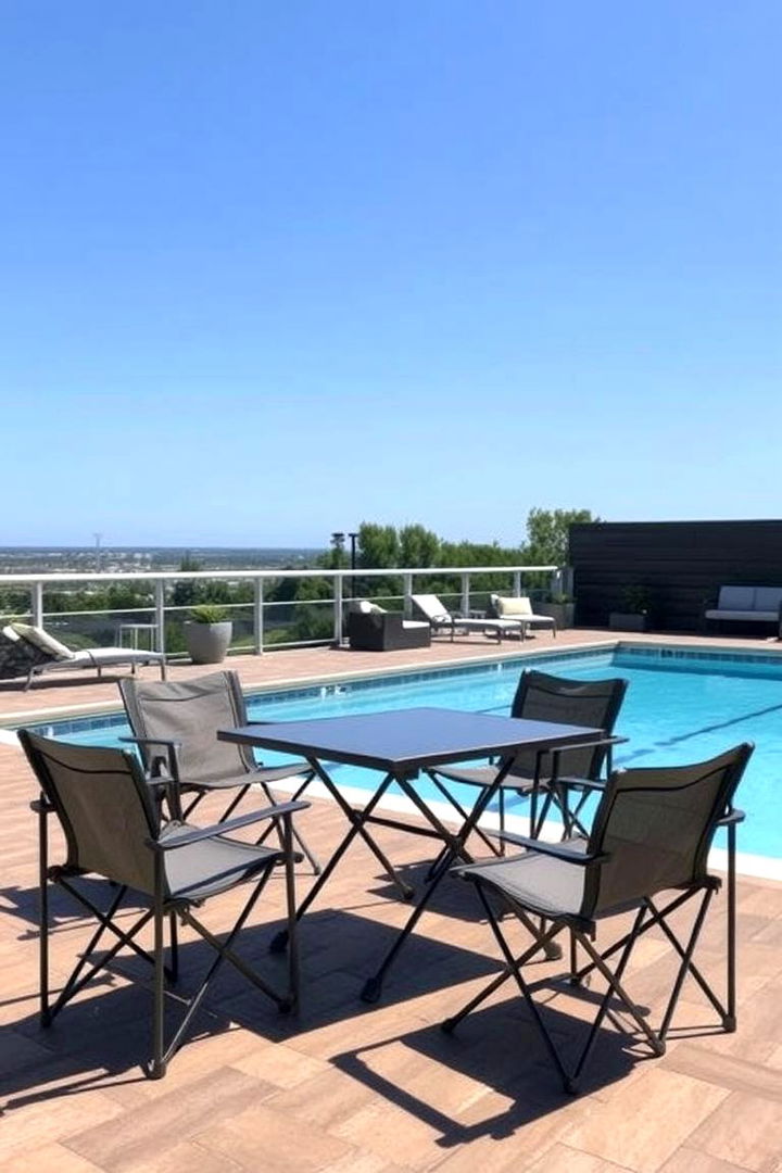Versatile Folding Furniture - 22 Pool Furniture Ideas
