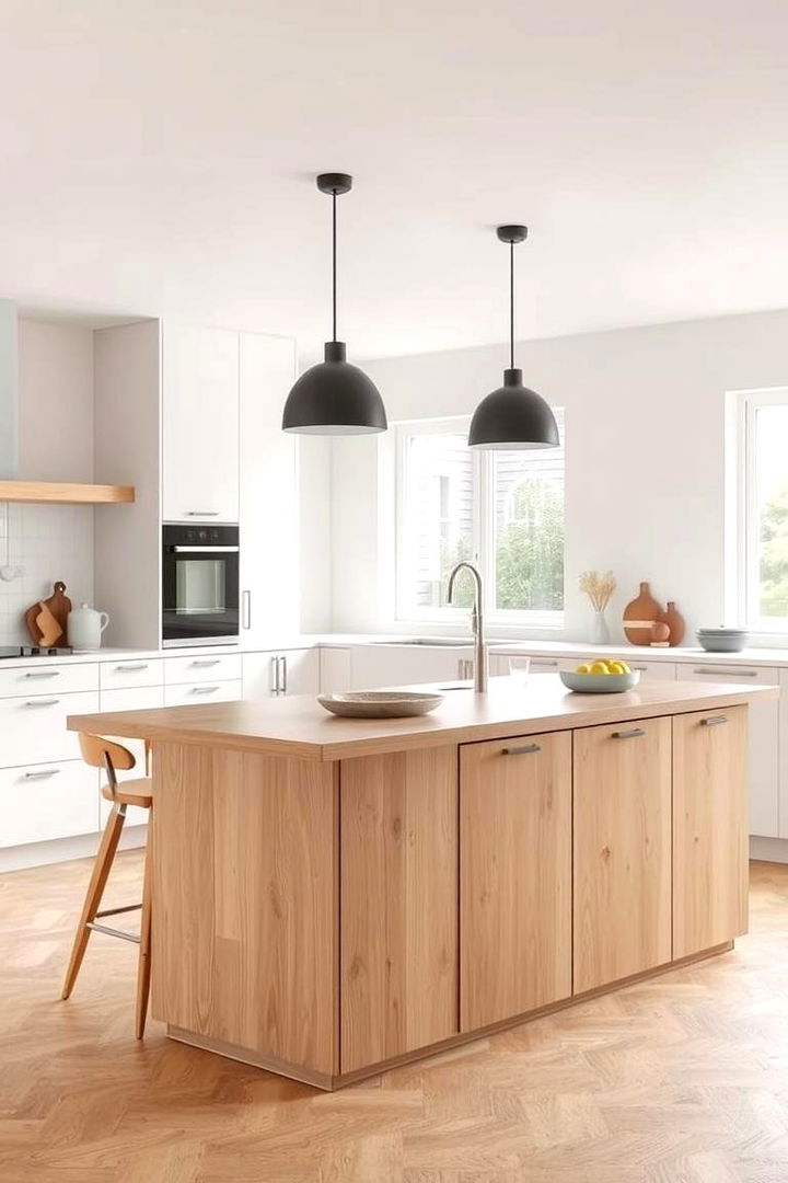 Versatile Kitchen Island - 22 Scandinavian Kitchen Ideas