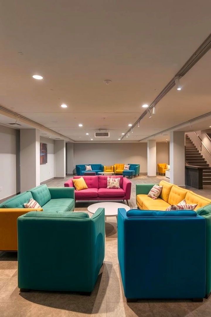 Versatile Modular Seating - 22 Basement Furniture Ideas