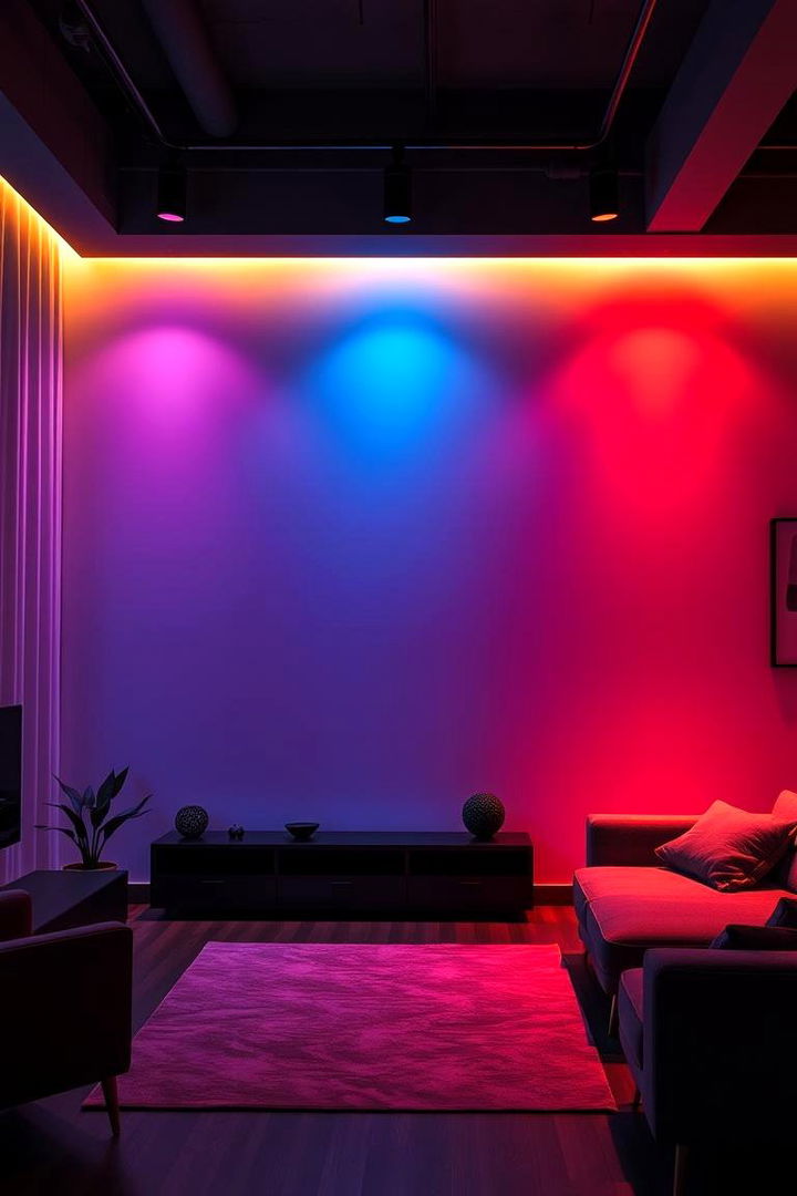 Versatile Mood Lighting Options - 22 Living Room Wall Lighting Ideas