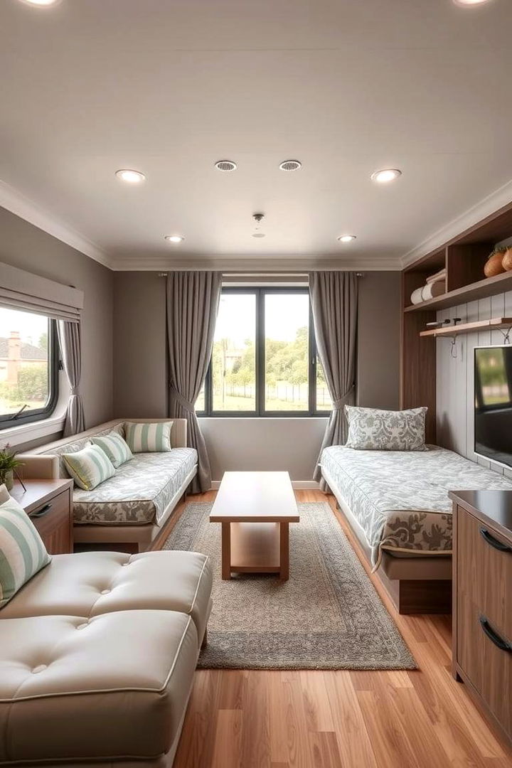 Versatile Multi Functional Spaces - 22 Log Cabin Interior Design Ideas