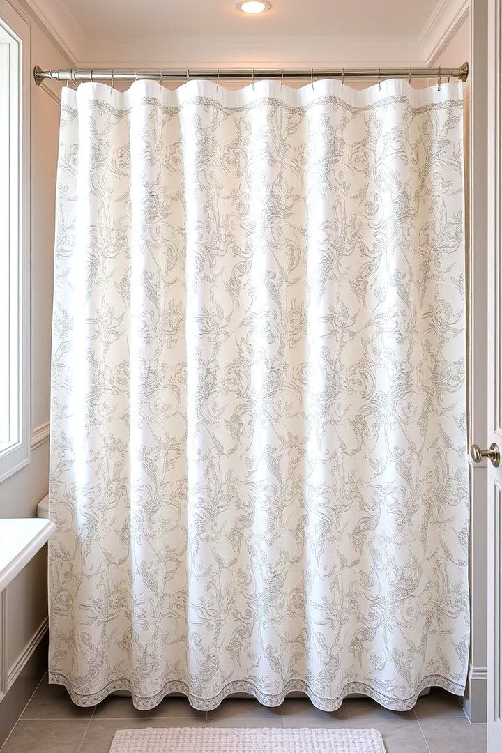 Versatile Patterns with Subtle Elegance - 22 Shower Curtain Ideas