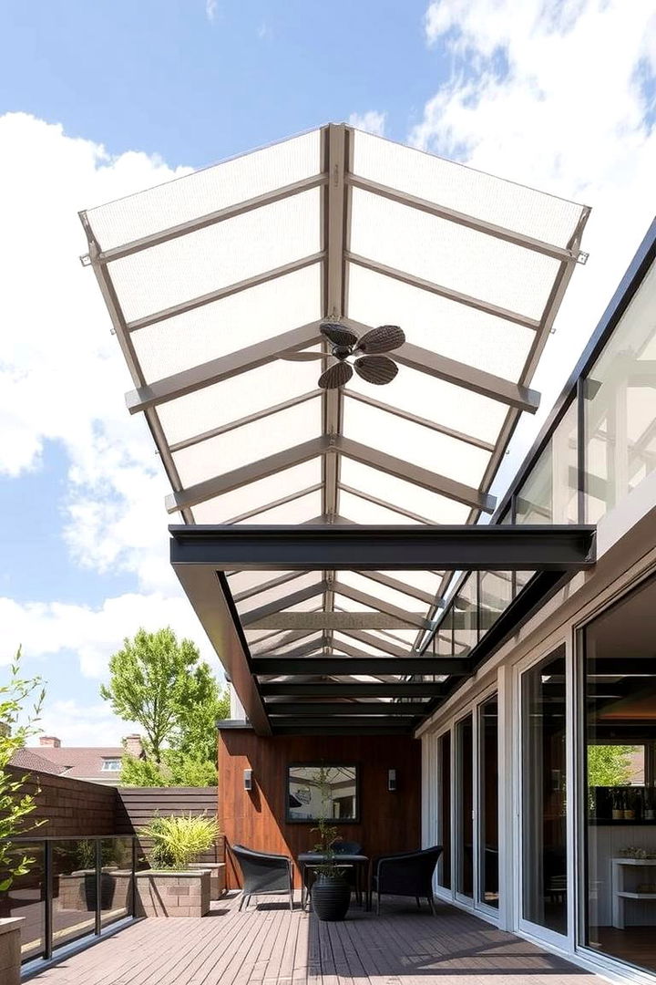 Versatile Retractable Roof Walkways - 22 Covered Walkway Ideas