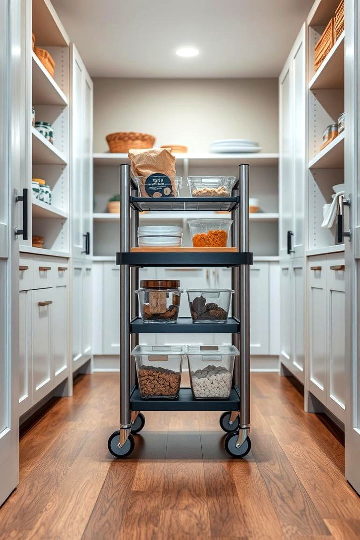 Versatile Rolling Carts - 22 Small Pantry Ideas
