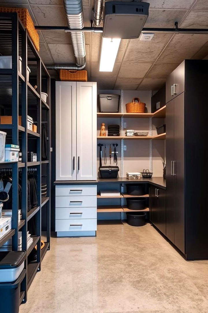Versatile Storage and Organizer Upgrade - 22 Basement Ideas