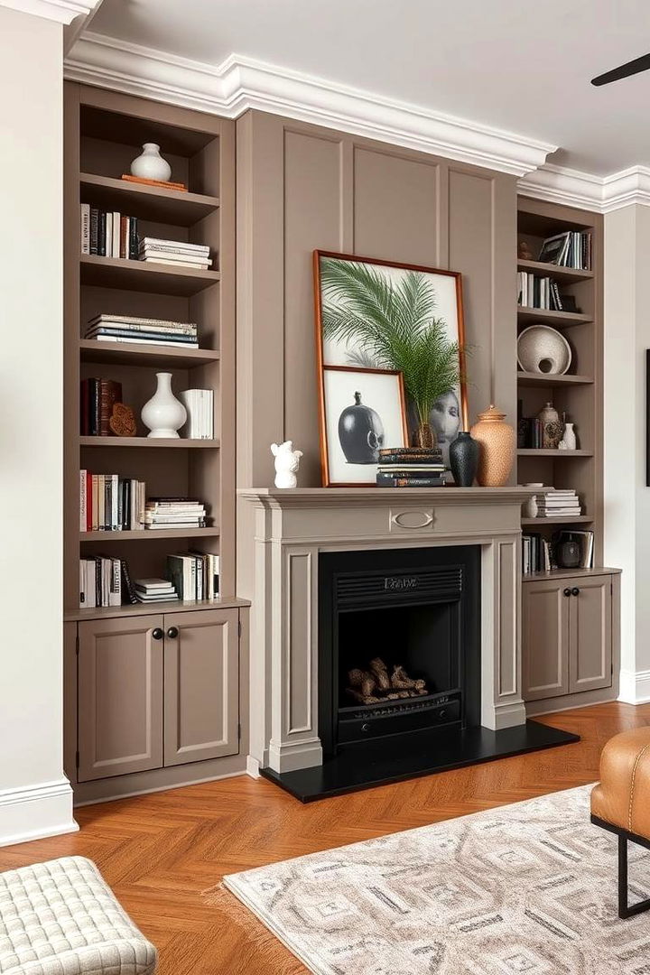 Versatile Storage - 22 Fireplace With Bookshelves