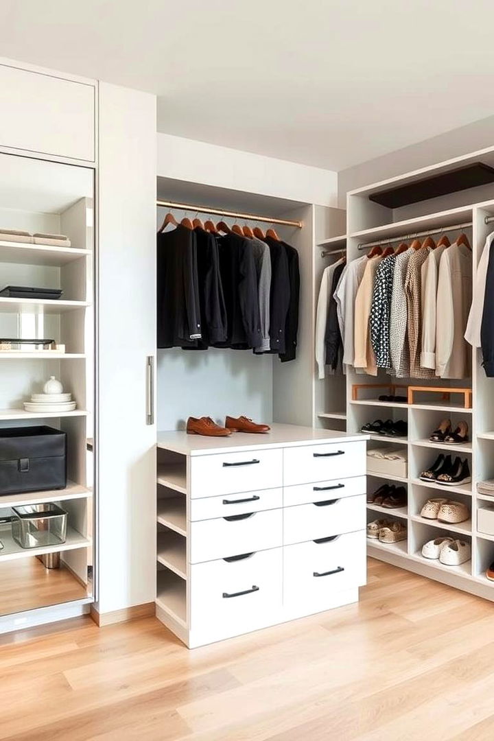 Versatile Wardrobe Integration - 22 Closet Island Ideas
