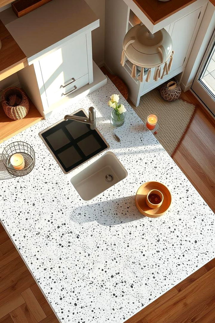 Versatility Across Styles - 22 Terrazzo Kitchen Countertops