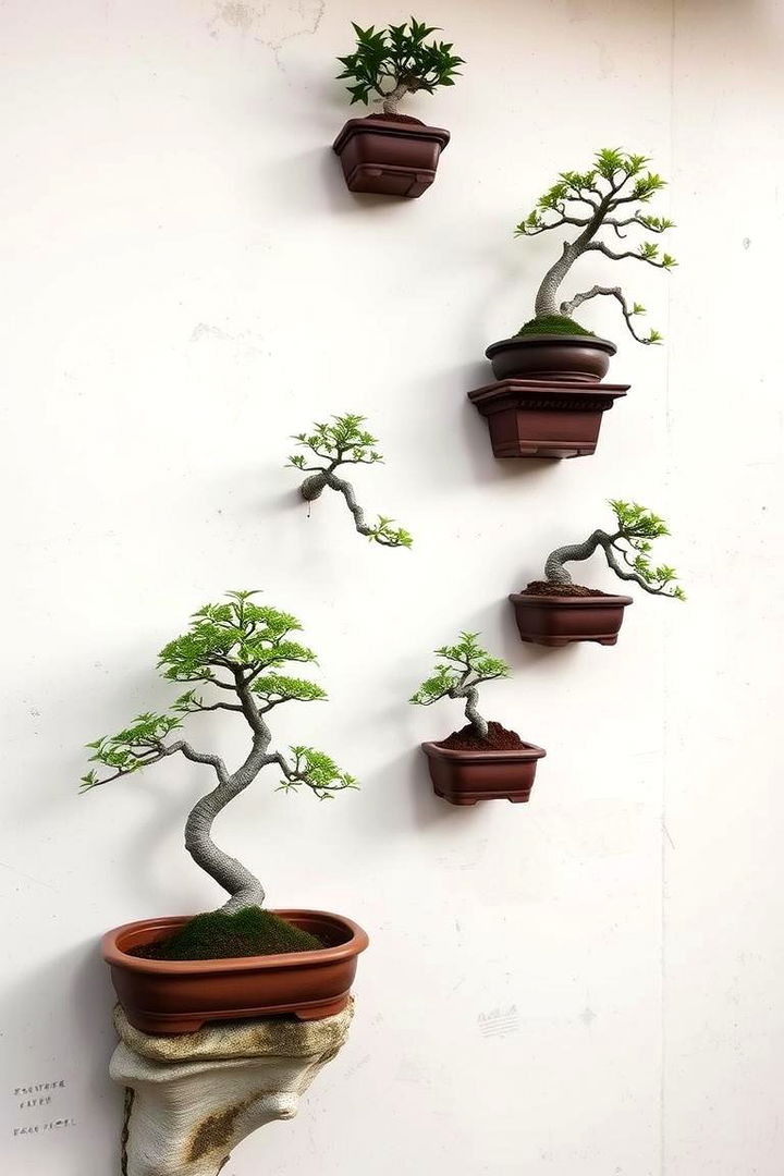 Vertical Bonsai Arrangements - 22 Bonsai Garden Ideas