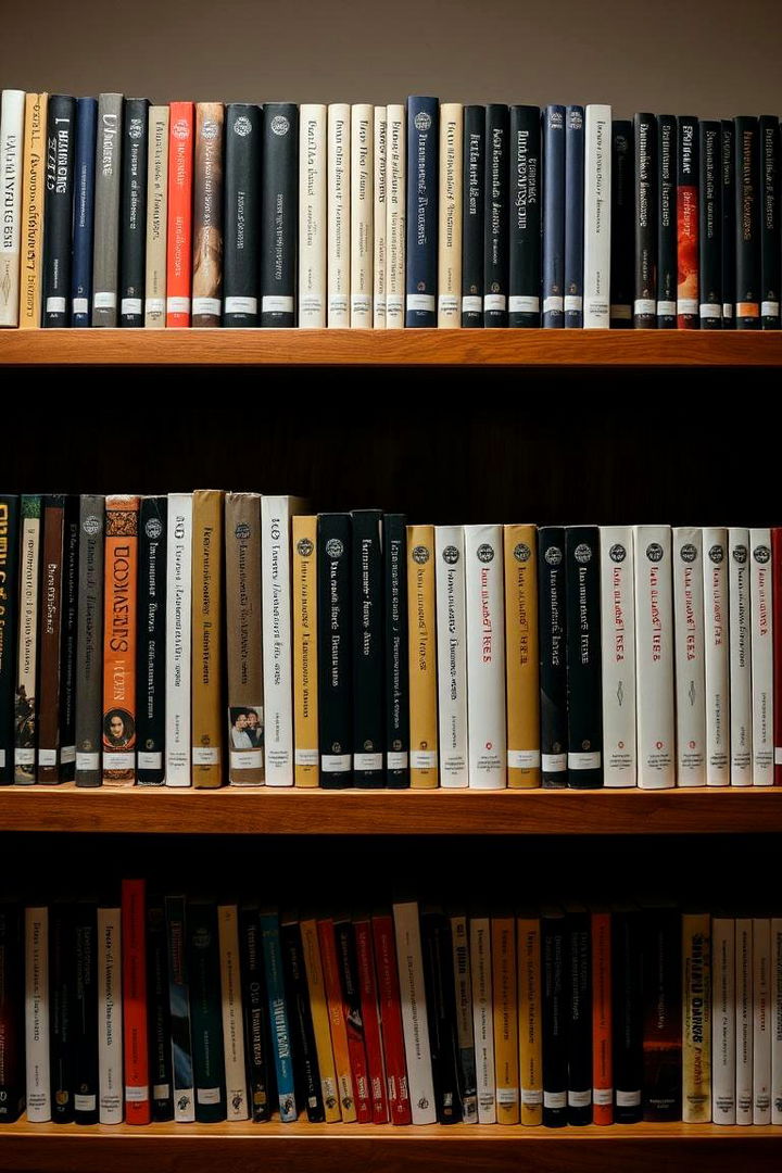Vertical Book Arrangements - 22 Bookshelf Decor Ideas
