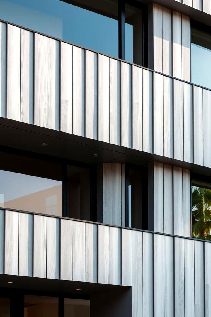 Vertical Cladding Elegance - 22 Modern Siding Ideas for a Contemporary Home