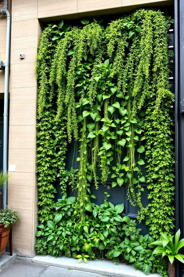 Vertical Garden Appeal - 22 Green Garage Door Ideas