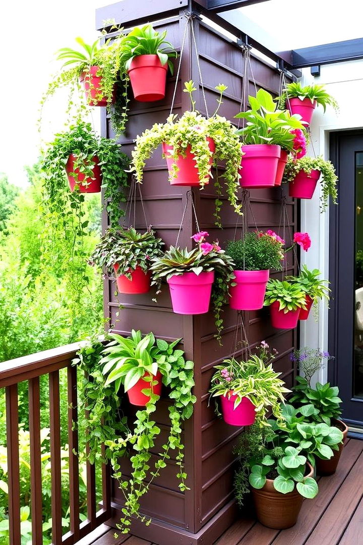Vertical Garden Deck - 22 Backyard Deck Ideas