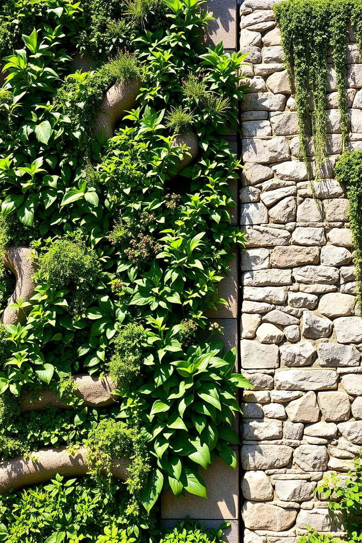 Vertical Garden Features - 22 Hardscape Ideas