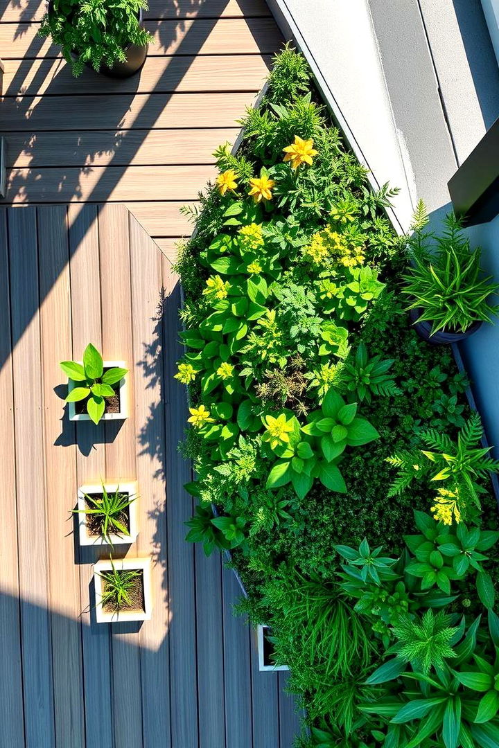 Vertical Garden Installations - 22 Deck Privacy Ideas
