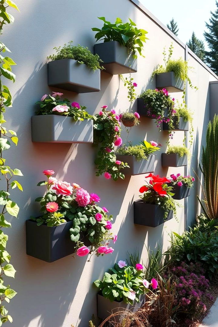 Vertical Garden Planters - 22 Garden Wall Ideas