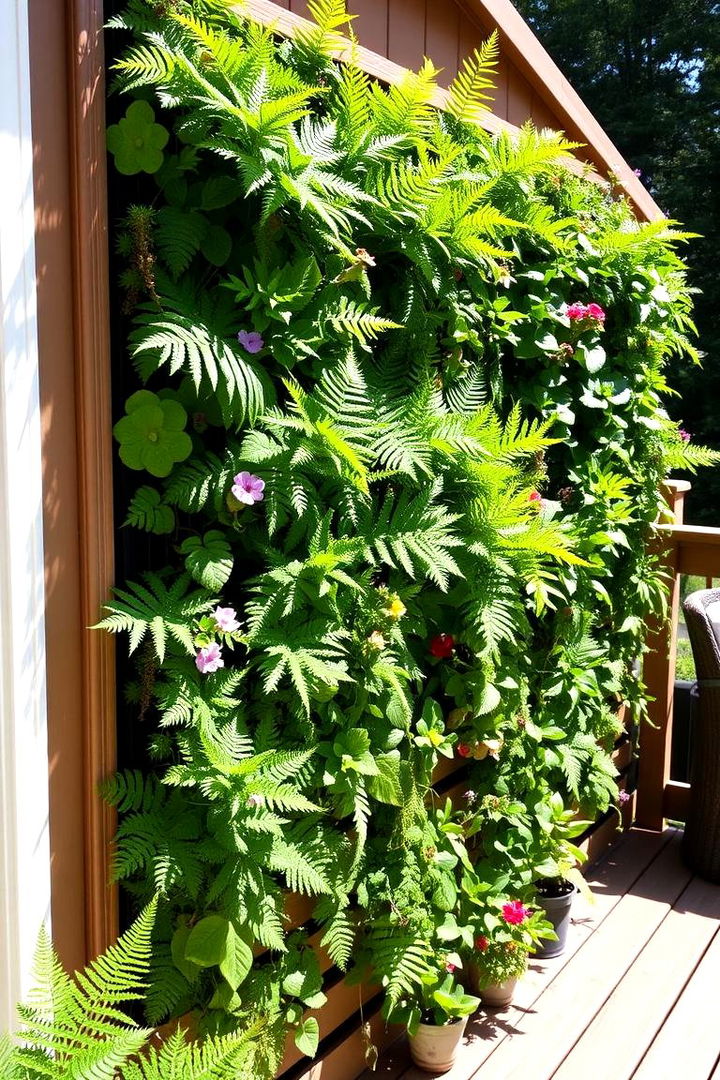 Vertical Garden Screens - 22 Deck Decorating Ideas With Plant