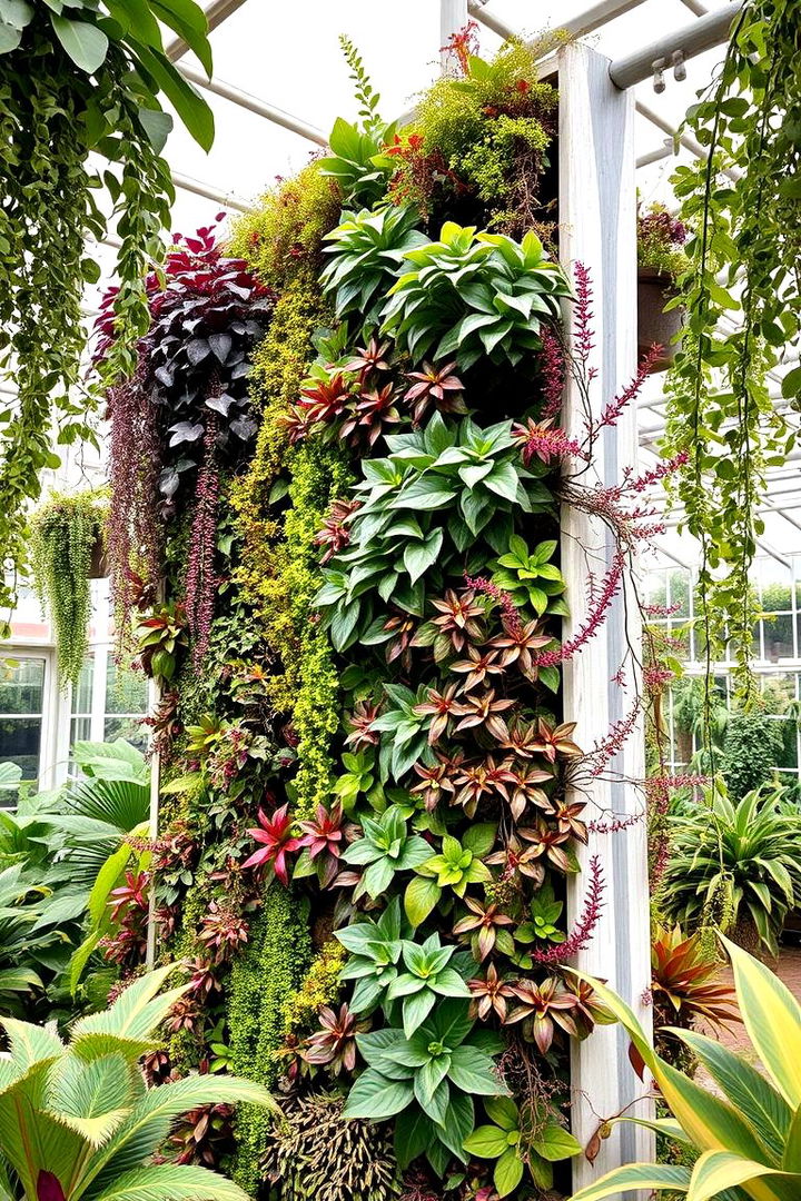 Vertical Garden Walls - 22 Greenhouse Decor Ideas