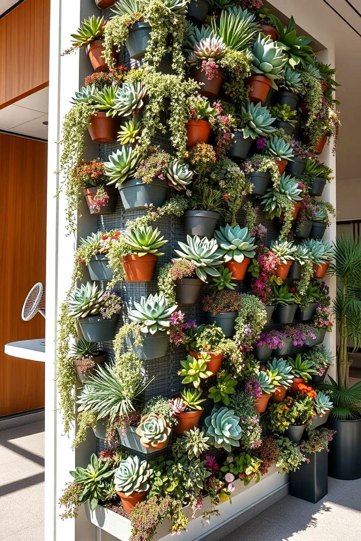 Vertical Garden Walls for Maximized Space - 22 Garden Divider Ideas