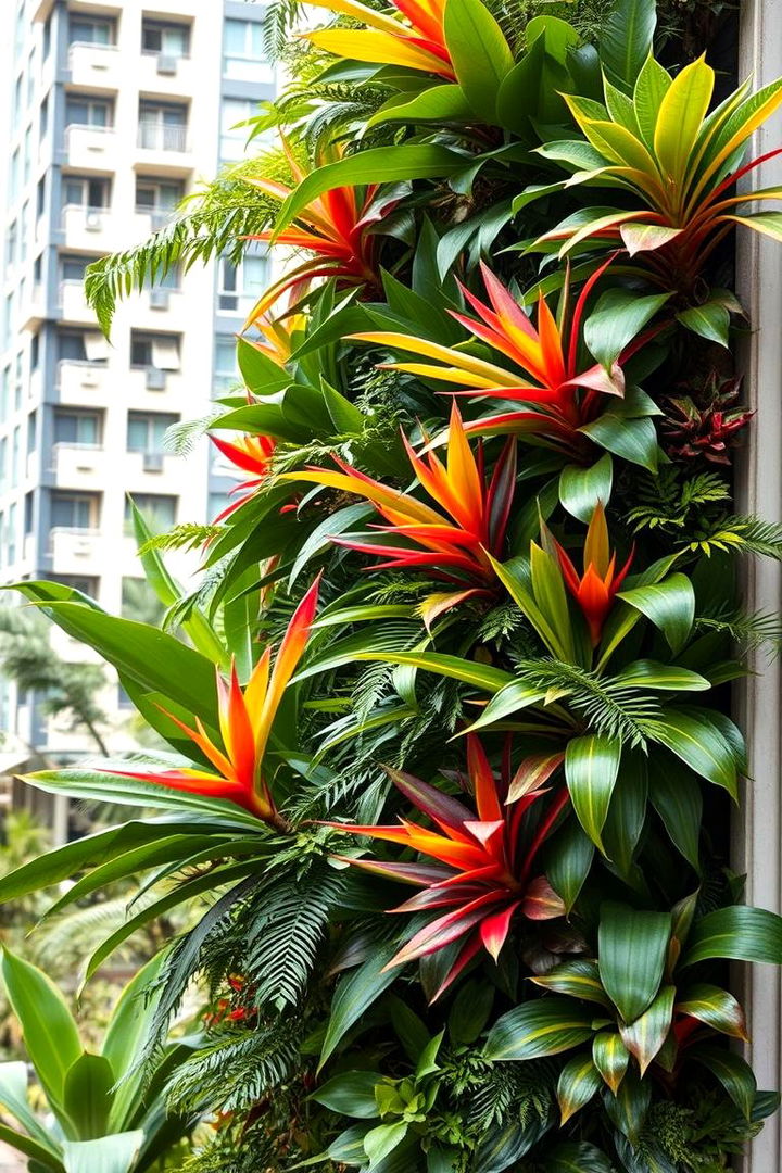Vertical Garden with Exotic Plants - 22 Vertical Garden Ideas