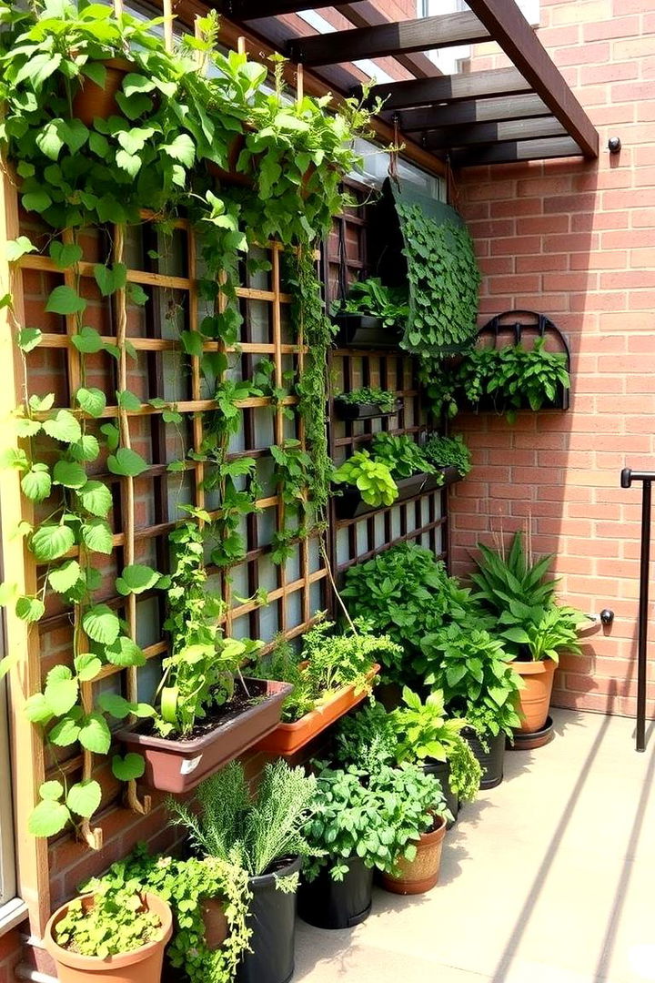 Vertical Gardening Display - 22 Balcony Ideas