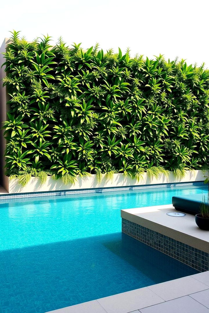 Vertical Gardens That Bring Nature Closer - 22 Pool Privacy Ideas