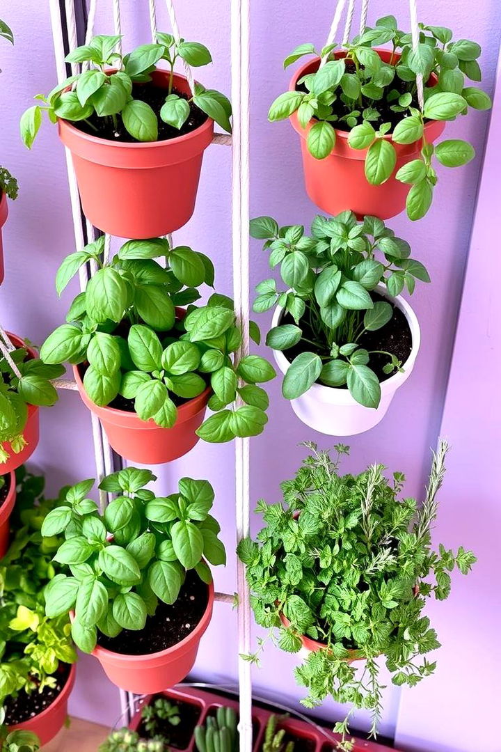 Vertical Herb Garden Display - 22 Patio Garden Ideas