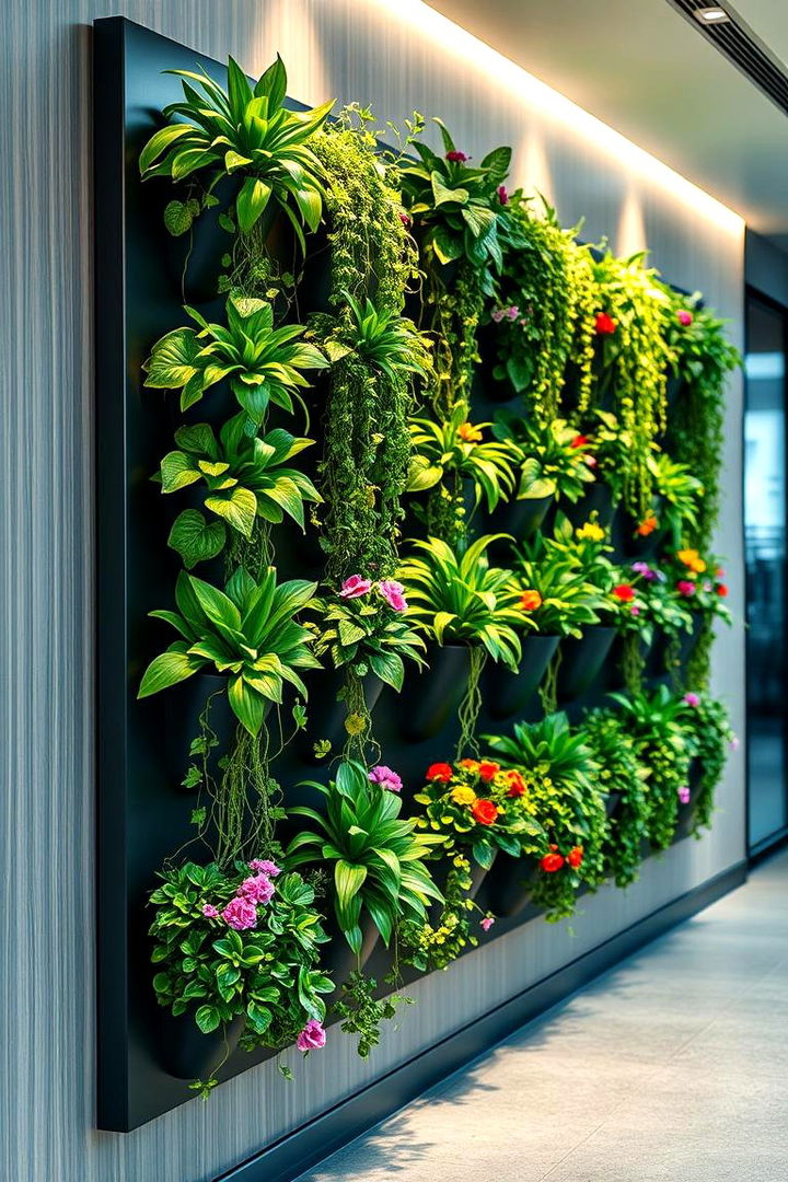 Vertical Living Wall Garden - 22 Urban Garden Ideas