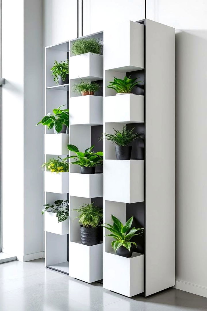 Vertical Modular Plant Panels - 22 Indoor Plant Wall Ideas