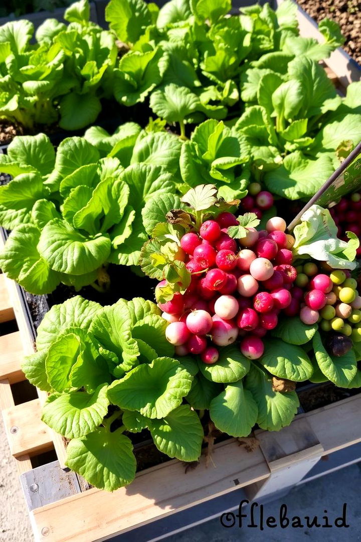 Vertical Pallet Edible Garden - 22 Vertical Pallet Garden Ideas