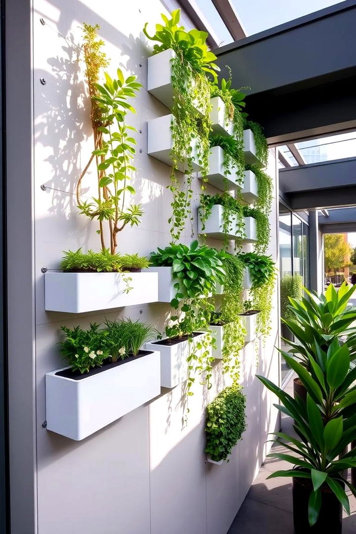 Vertical Plant Walls - 22 Modern Small Garden Ideas