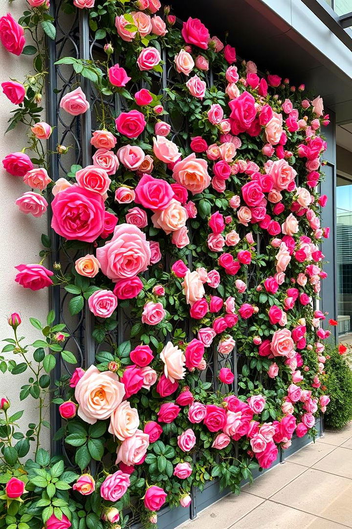 Vertical Rose Garden Installation - 22 Rose Garden Ideas