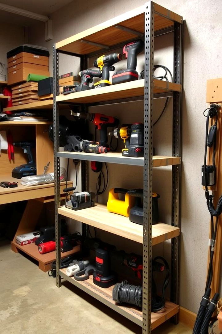 Vertical Shelving Systems - 22 Power Tool Storage Ideas