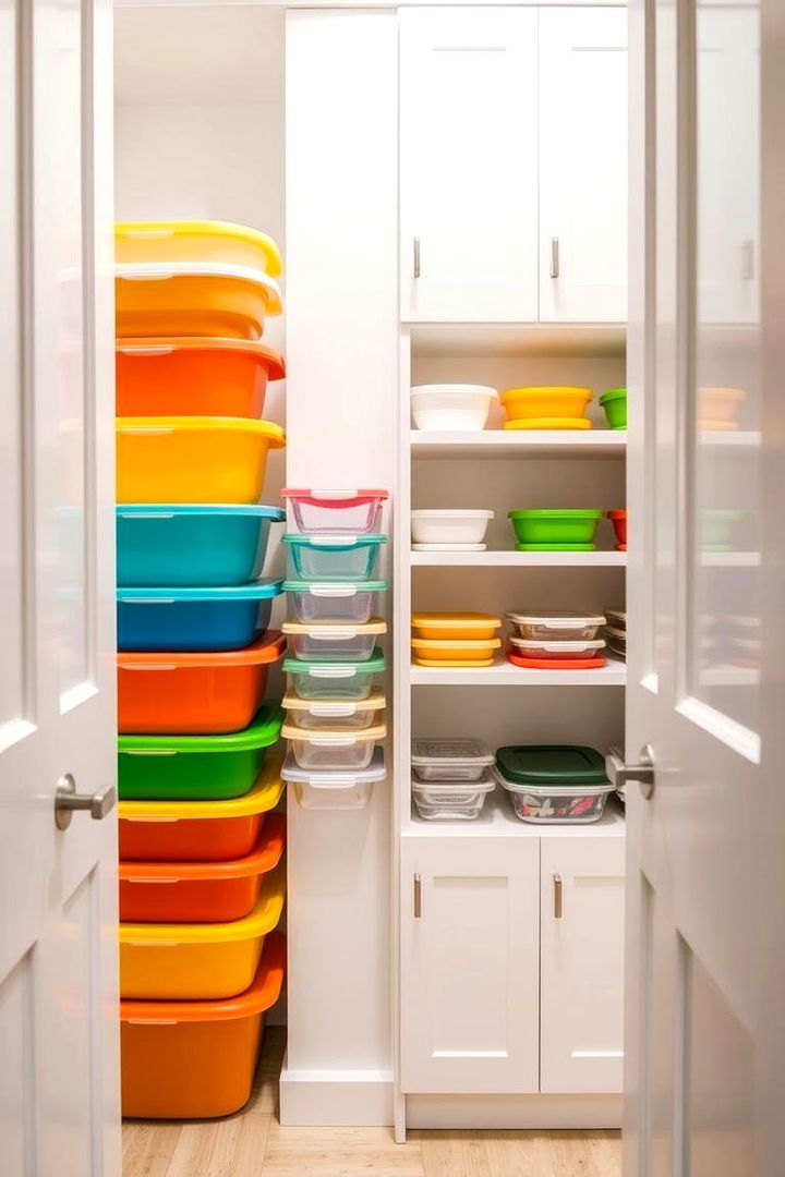 Vertical Stacking Solutions - 22 Tupperware Organization Ideas