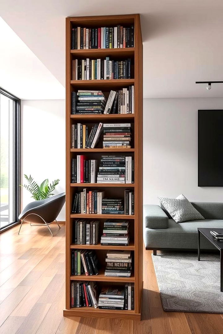 Vertical Stacking Solutions - 22 Bookshelf Organization Ideas